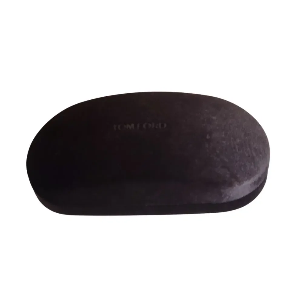 Tom Ford Eyeglasses Sunglasses Black Hard Suede Case with Cleaning cloth 531